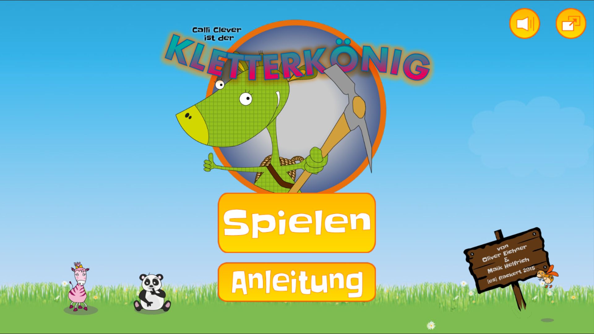 Calli Menu Screen #1